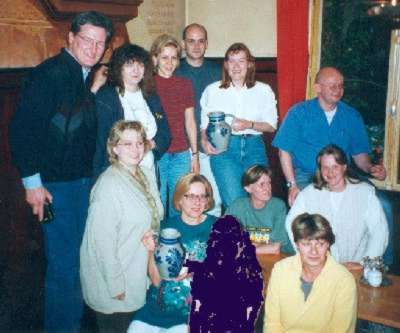 Herbert, Dagma, Angela, Lebensabschnittsgef�hrte von Angela, Petra, Peter,Alex, Gunda, Conny, Sandra, Elke