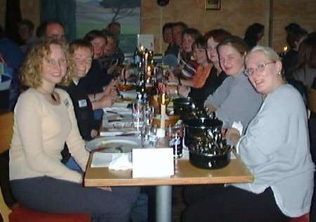 Andrea, Nini, Susanne K., Silke C., Claudia, Claudia II...)